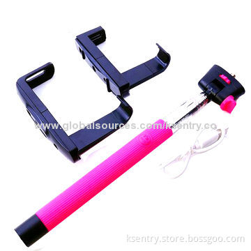 Bluetooth wireless monopod, built-in remote shutter for iPhone
